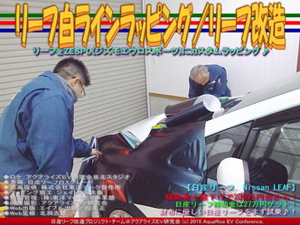 リーフ白ラインラッピング(4)／リーフ改造02
