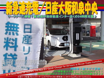 新急速充電/日産大阪和泉中央@リーフカスタム10