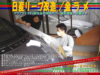 日産リーフ改造/金ラメ@アクアライズEV研究会04