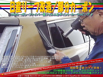 日産リーフ改造/部分カーボン@アクアライズEV研究会01