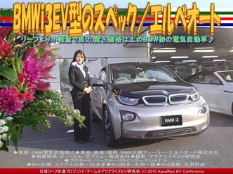 BMWi3EV型のスペック/エルベオート04