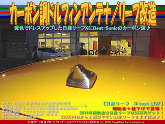 カーボン調ドルフィンアンテナ/リーフ改造02