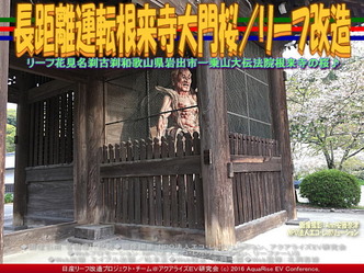 長距離運転根来寺大門桜/リーフ改造03 長距離運転根来寺大門桜/リーフ改造03