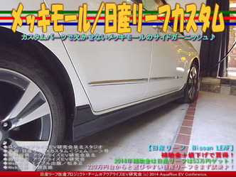 メッキモール(2)／日産リーフカスタム02