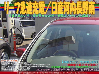 リーフ急速充電／日産河内長野南＠リーフカスタム05