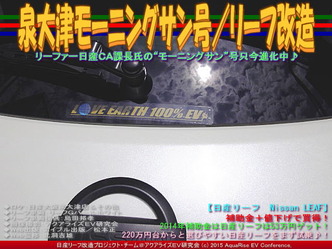 泉大津モーニングサン号/リーフ改造03