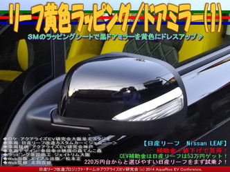 リーフ黄色ラッピング/ドアミラー(1)01