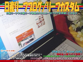 日産リーフの五自慢／リーフカスタム03