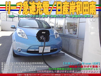 リーフ急速充電/日産岸和田南03