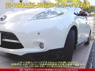 白リーフカスタム＜ハヤブサ＞＠日産リーフ改造7