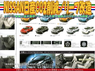 NISSAN日産CO2削減(3)／リーフ改造01