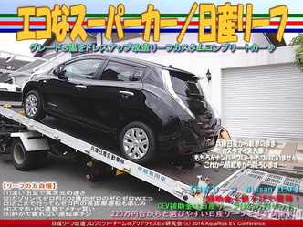 エコなスーパーカー／日産リーフ01