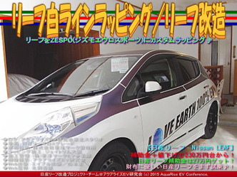 リーフ白ラインラッピング(5)／リーフ改造01