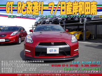 GT-Rと改造リーフ／日産岸和田南01