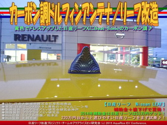 カーボン調ドルフィンアンテナ/リーフ改造03