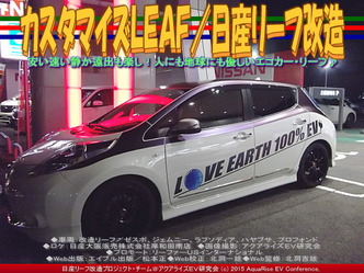 カスタマイズLEAF／日産リーフ改造01