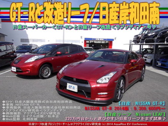 GT-Rと改造リーフ／日産岸和田南03
