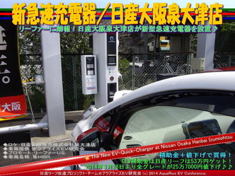 新急速充電器/日産大阪泉大津店@日産リーフ改造09