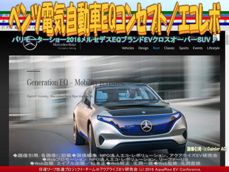 ベンツ電気自動車EQ(2)/エコレボ03 ベンツ電気自動車EQ(2)/エコレボ03