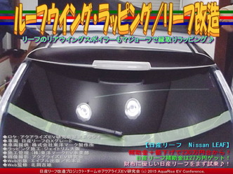 ルーフウイング・ラッピング／リーフ改造05