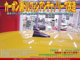 カーボン調ドルフィンアンテナ/リーフ改造04