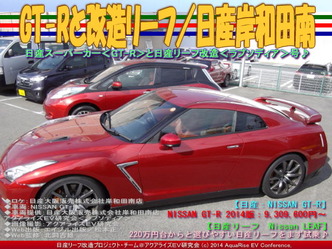 GT-Rと改造リーフ／日産岸和田南04