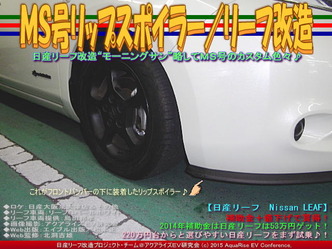ＭＳ号リップスポイラー／リーフ改造03