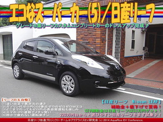 エコなスーパーカー(5)/日産リーフ02