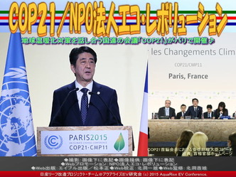 COP21(3)/NPO法人エコ・レボリューション01 COP21(3)/NPO法人エコ・レボリューション01