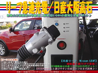 リーフ急速充電/日産大阪高石@リーフカスタム06