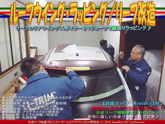 ルーフウイング・ラッピング／リーフ改造01