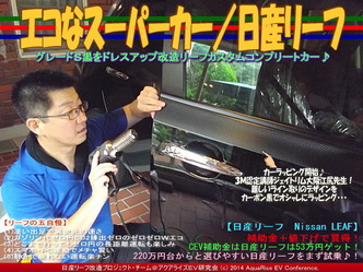 エコなスーパーカー／日産リーフ02