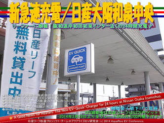 新急速充電/日産大阪和泉中央@リーフカスタム02
