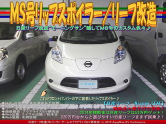 ＭＳ号リップスポイラー／リーフ改造05