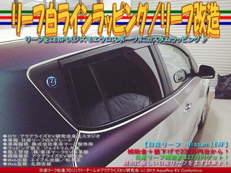 リーフ白ラインラッピング(5)／リーフ改造02