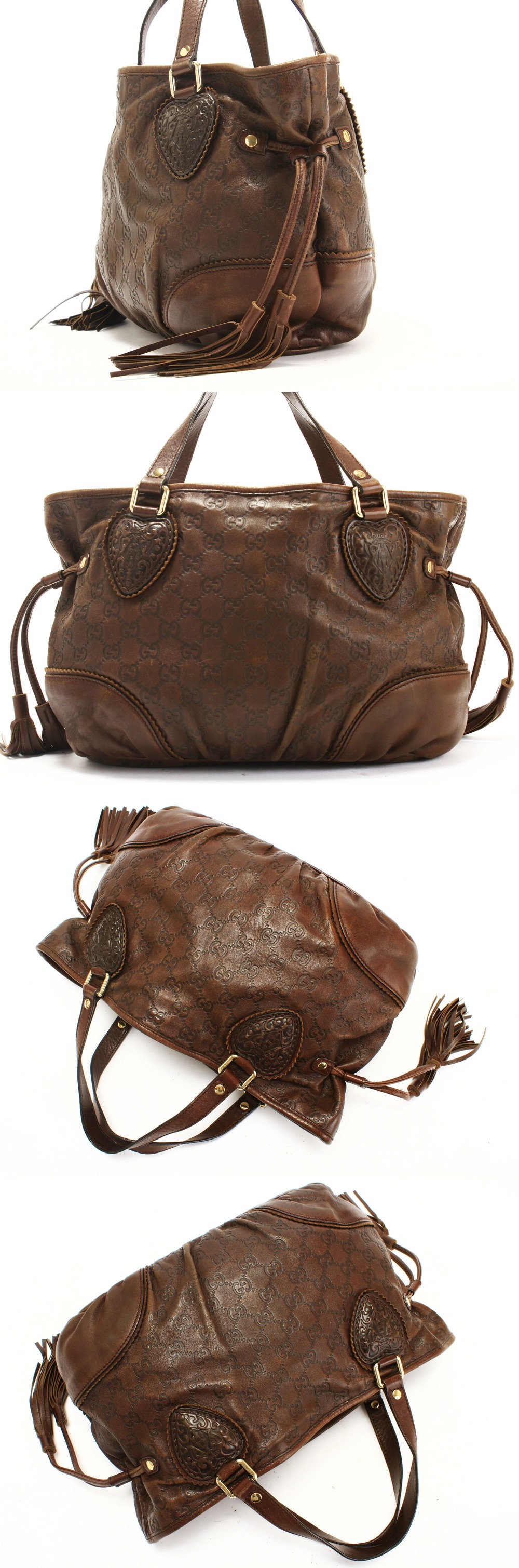 GUCCI グッチ シマ レザー トートバッグ ダークブラウン 楽天市場】【バッグ】GUCCI グッチ グッチシマ レザー