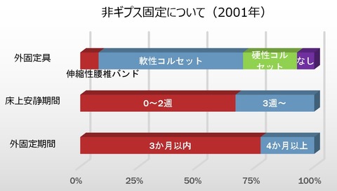 非体幹ギプス固定内訳