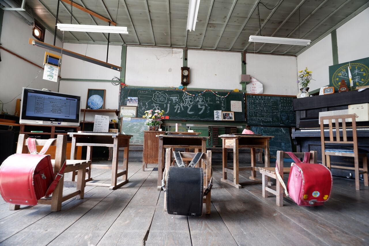 学校用黒板 木製 廃校になった学校で実際に使われていた