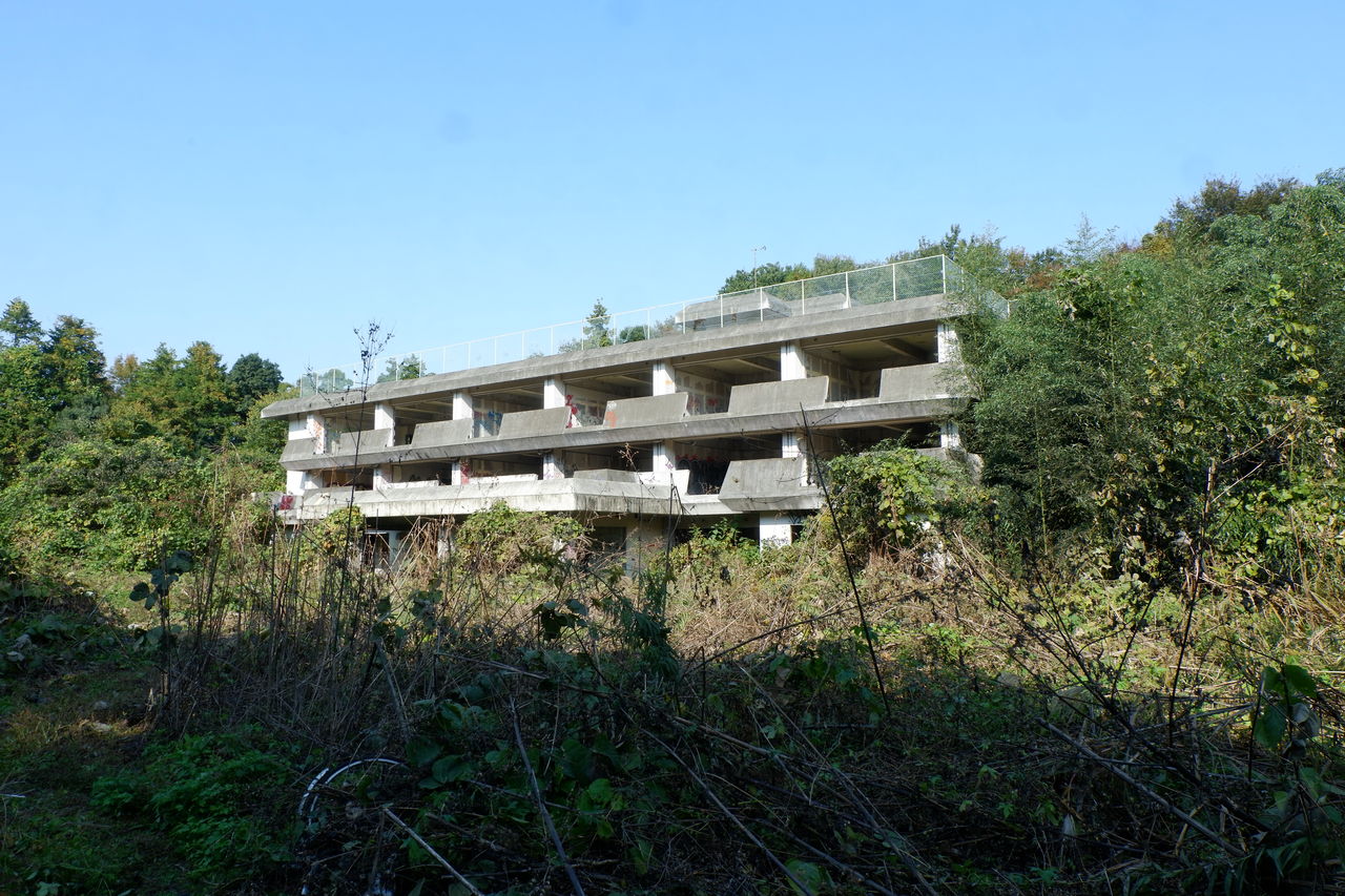 17 11 05 廃墟 野木病院 オバサンヘアーでゴーゴー