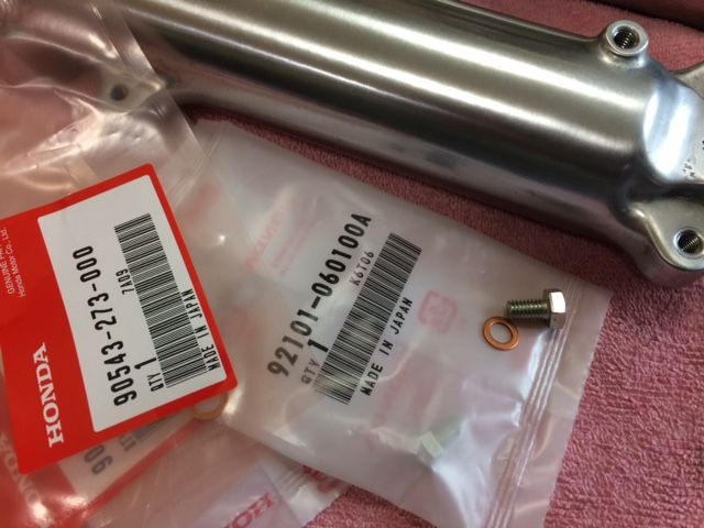 CB750FOUR レストア日記 フロントフォーク組立 ①