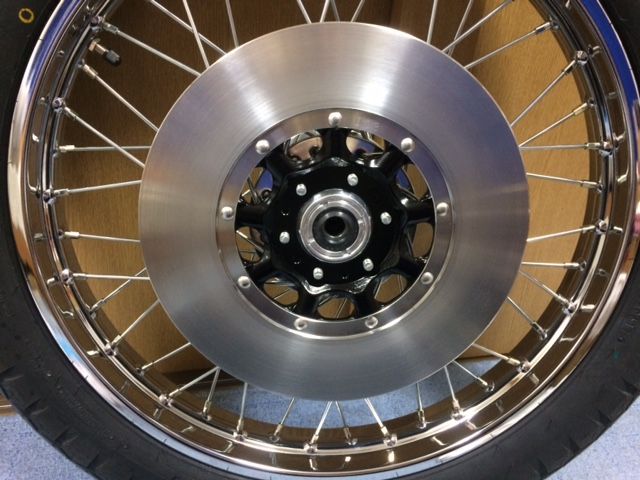CB750FOUR レストア日記 ホイール組立 ④ フロントホイール