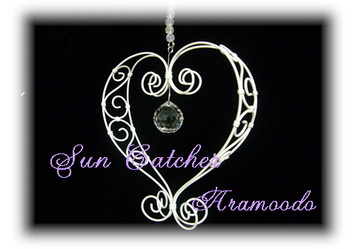 sun catcher heart　3