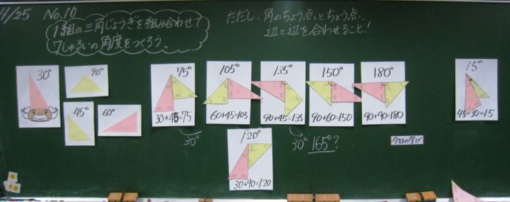 ４年 角の大きさ ゲンタの授業ポートフォリオ