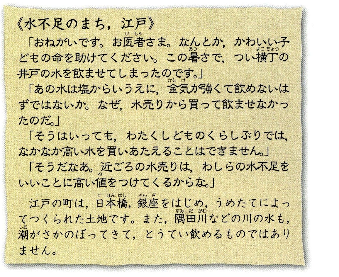４年社会 玉川上水 ゲンタの授業ポートフォリオ