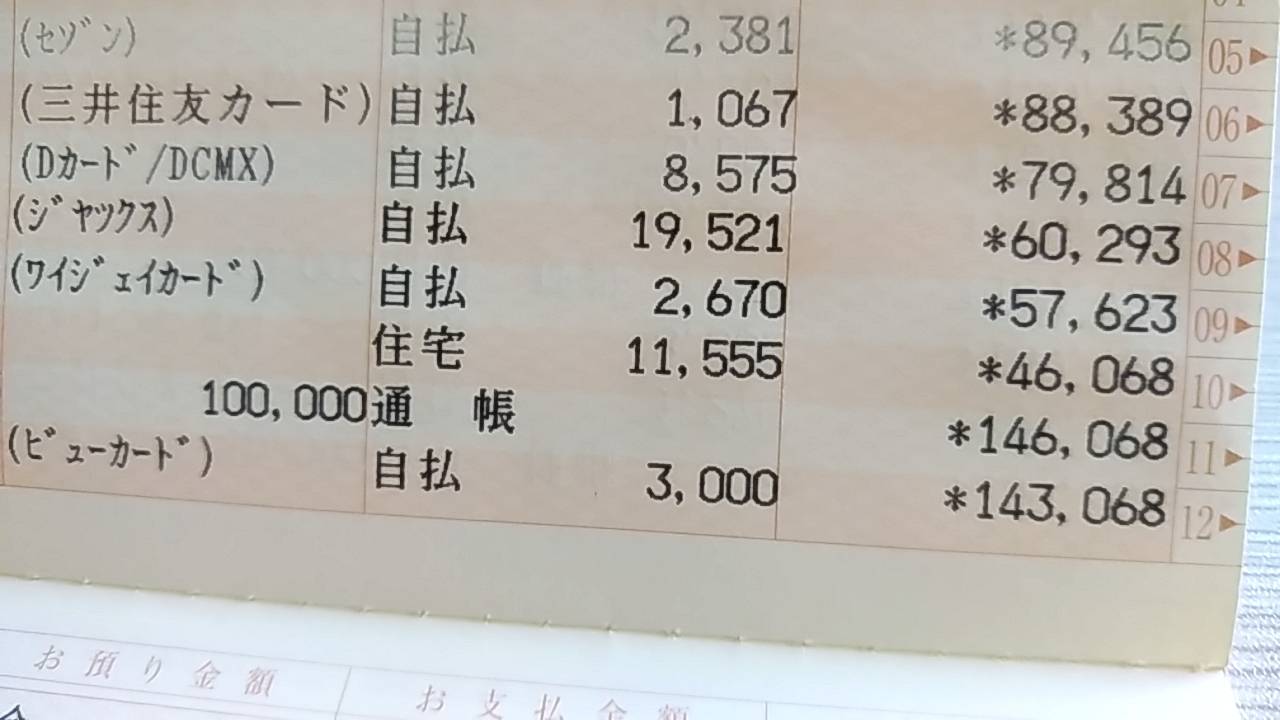 下流おひとり様のクレジットカード枚数 下流のお一人様家計簿blog 彡 下流おひとり様のクレジットカード枚数 下流のお一人様家計簿blog 彡