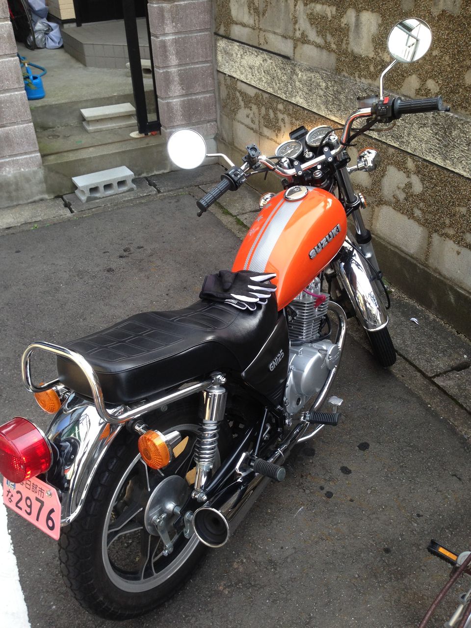 GN125H タンク&サイドカバー装着 : あらしの人生起承転結 GN125H タンク&サイドカバー装着 : あらしの人生起承転結