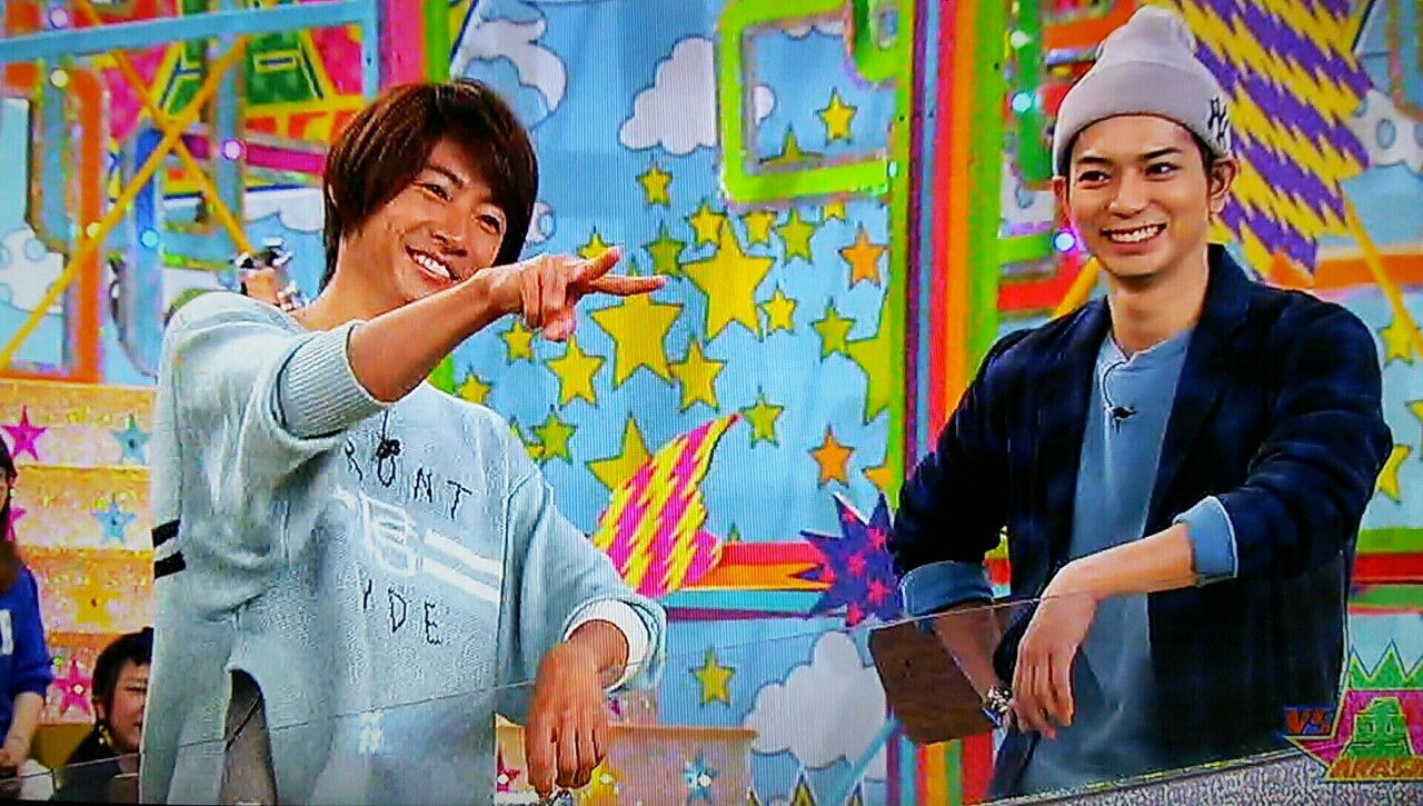 安定の距離感の翔くん潤くん＠VS嵐 : 櫻井翔と七色の嵐フルな日々