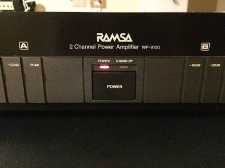 RAMSA WP-9100 業務用 リンデ パワーアンプ
