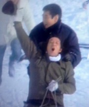 高倉健さんと田中邦衛さんソリ