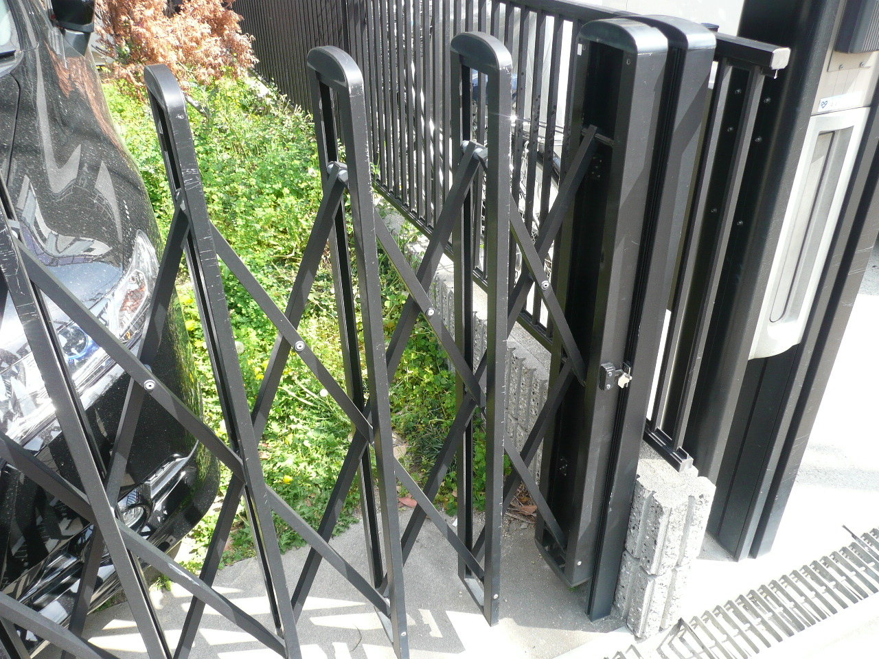 伸縮ゲート 伸縮門扉 修理 Ykkap 大阪 城東区 アーキスクエア公式ブログ Archisquare Blog 大阪 城東区